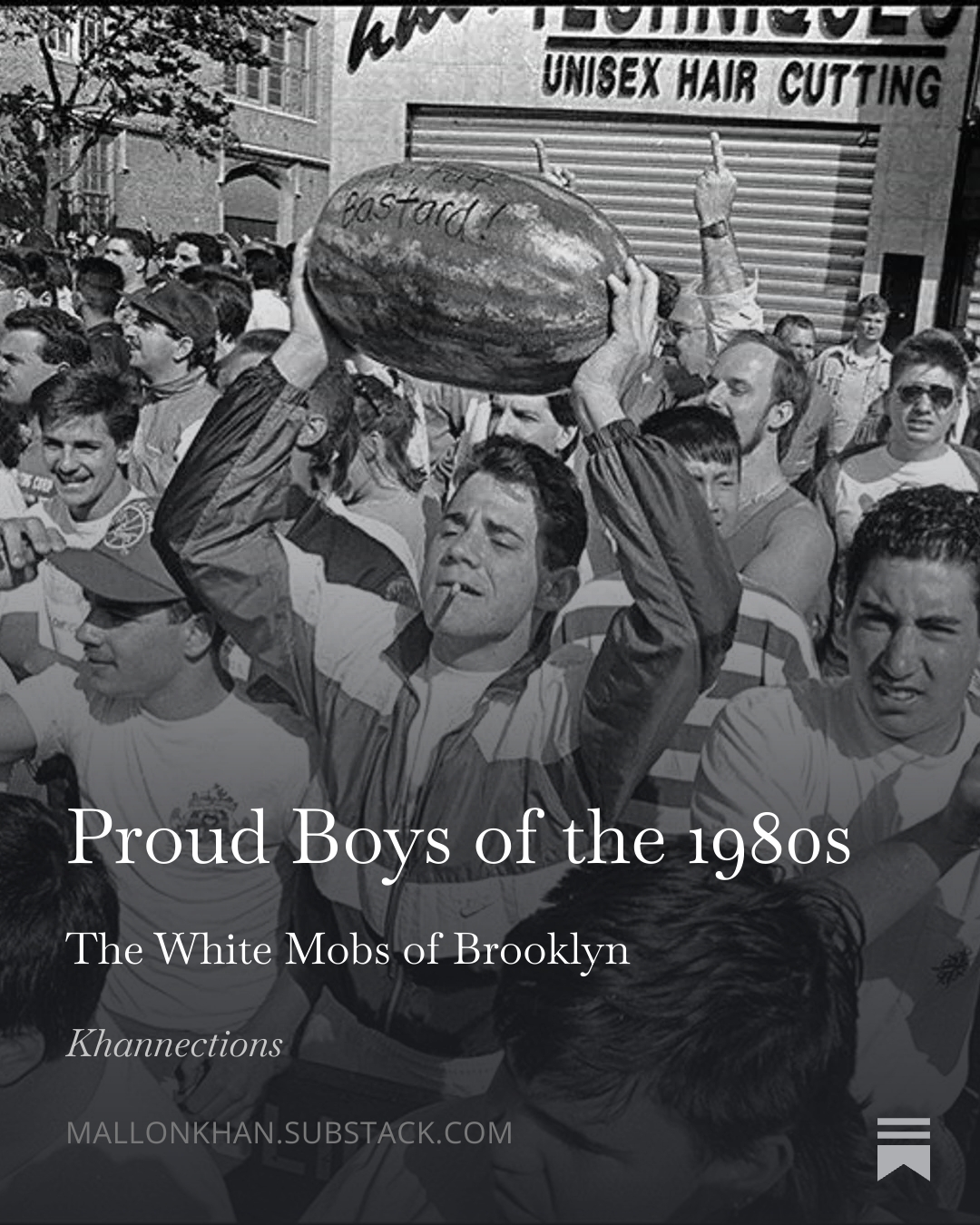Proud Boys of the 1980s essay artwork